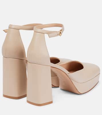Salones Vernice de piel con plataforma | Gianvito Rossi