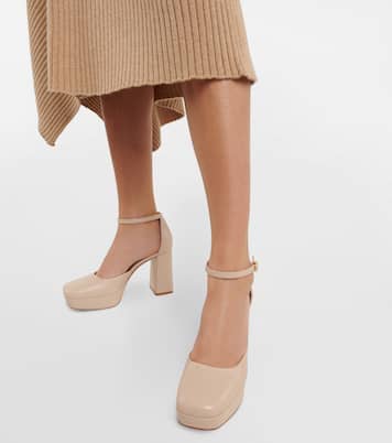 Salones Vernice de piel con plataforma | Gianvito Rossi