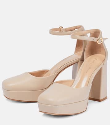 Salones Vernice de piel con plataforma | Gianvito Rossi
