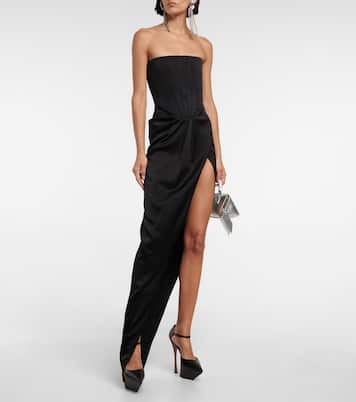 Angelica leather platform pumps | Amina Muaddi