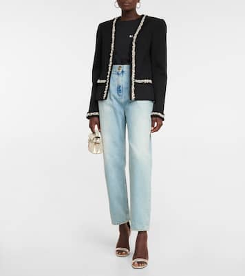 Verzierte Jacke aus Wolle | Balmain