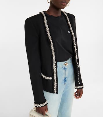 Verzierte Jacke aus Wolle | Balmain