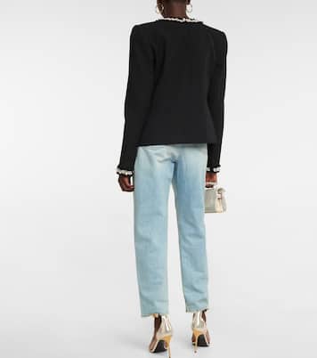 Verzierte Jacke aus Wolle | Balmain