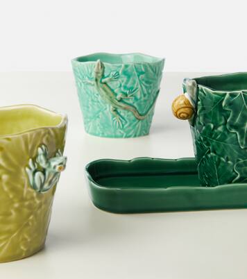 Jardim De Insetos set of 3 ceramic cups | Bordallo Pinheiro