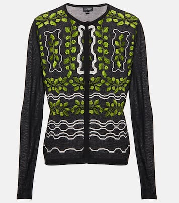 Embroidered cashmere and silk cardigan | Giambattista Valli