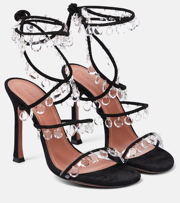 Sandalen Tina aus Leder | Amina Muaddi