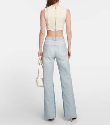 Two-in-one high-rise jeans | Balmain