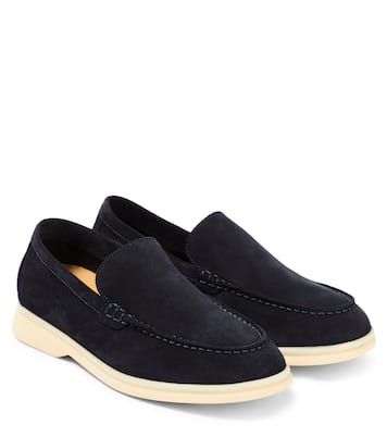 Mocassins Summer Walk en daim | Loro Piana Kids