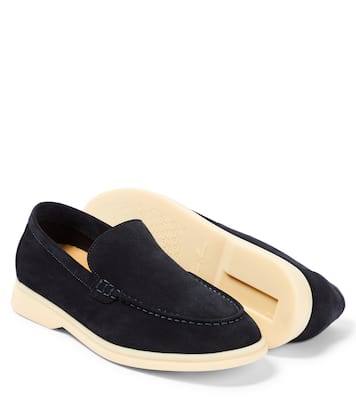 Mocassins Summer Walk en daim | Loro Piana Kids