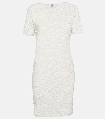 Vestido corto en mezcla de algodón | Toteme