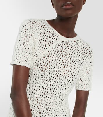 Vestido corto en mezcla de algodón | Toteme