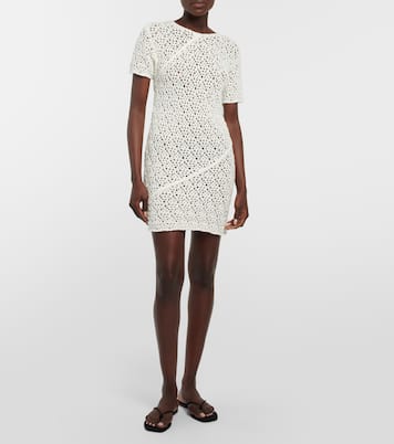 Vestido corto en mezcla de algodón | Toteme