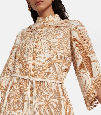 Abito camicia Ginger in broderie anglaise | Zimmermann