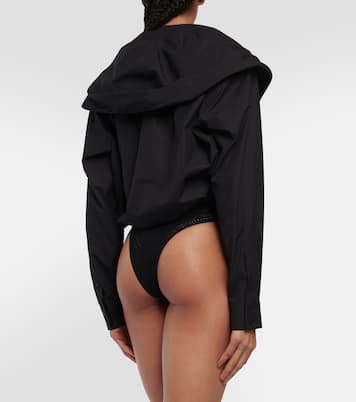Body in cotone con cappuccio | Alaïa