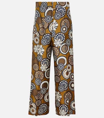 Pantalon Timeb à taille haute en crêpe de soie | 'S Max Mara