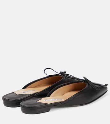 Ballerimu leather slippers  | Manolo Blahnik