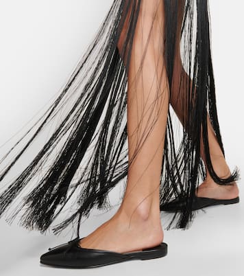Ballerimu leather slippers  | Manolo Blahnik