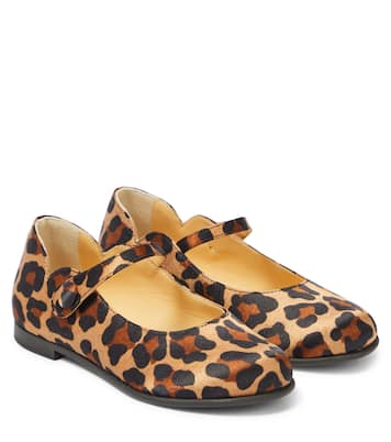 Melodie printed satin ballet flats | Christian Louboutin Kids