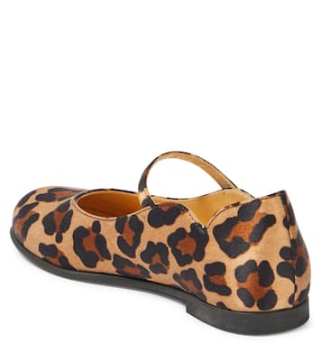 Melodie printed satin ballet flats | Christian Louboutin Kids