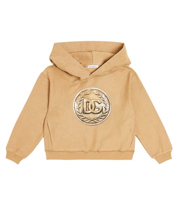 Felpa in jersey di cotone con cappuccio | Dolce&Gabbana Kids
