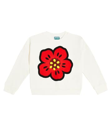 Printed cotton jersey sweatshirt | Kenzo Kids