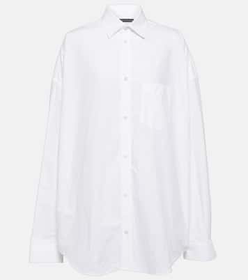 Camicia in cotone con logo | Balenciaga