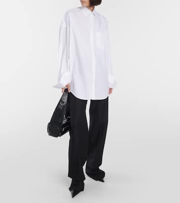Camicia in cotone con logo | Balenciaga