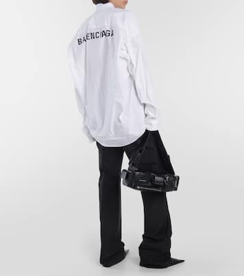 Camicia in cotone con logo | Balenciaga