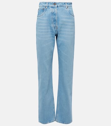 Jeans regular a vita alta | Prada