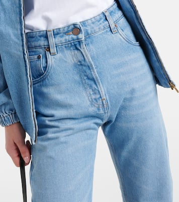 Jeans regular a vita alta | Prada