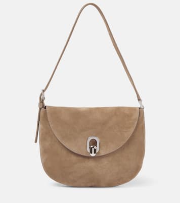 Tondo Small suede shoulder bag | Savette