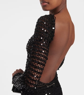 Sequined open-back maxi dress | Aya Muse