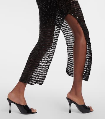 Sequined open-back maxi dress | Aya Muse