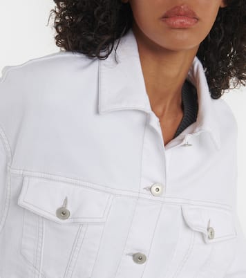 Giacca di jeans in misto cotone | Brunello Cucinelli