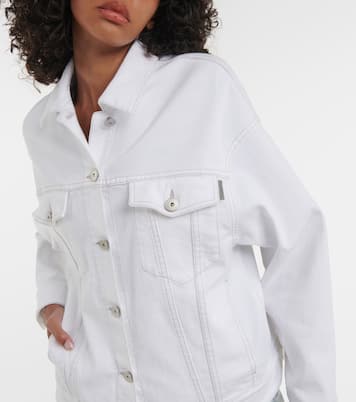 Giacca di jeans in misto cotone | Brunello Cucinelli