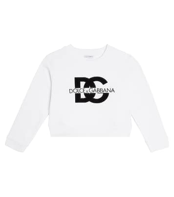 Sudadera DG de jersey de algodón | Dolce&Gabbana Kids