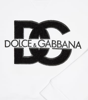 Sudadera DG de jersey de algodón | Dolce&Gabbana Kids