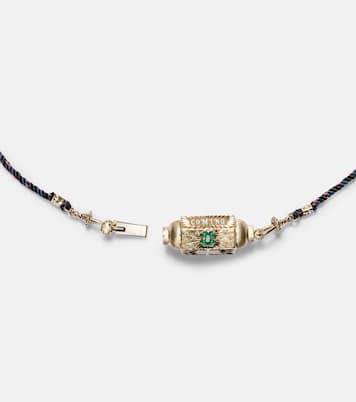 Collana Good Thing in oro 14kt con diamanti e onice  | Marie Lichtenberg