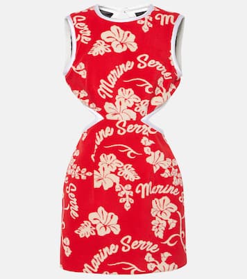 Miniabito in jacquard con cut-out | Marine Serre
