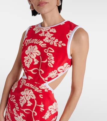 Miniabito in jacquard con cut-out | Marine Serre