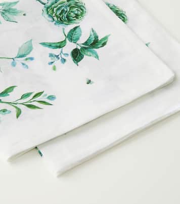 Set de 2 serviettes de table Secret Garden en lin | Aquazzura Casa