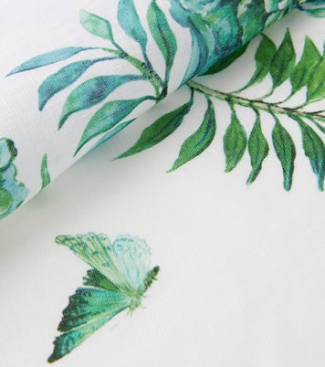 Set de 2 serviettes de table Secret Garden en lin | Aquazzura Casa