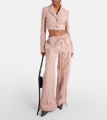 Blazer cropped Jaza in misto cotone | Acne Studios