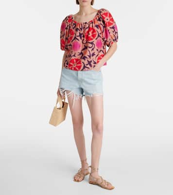 Top Edlin in cotone e seta con stampa | Velvet