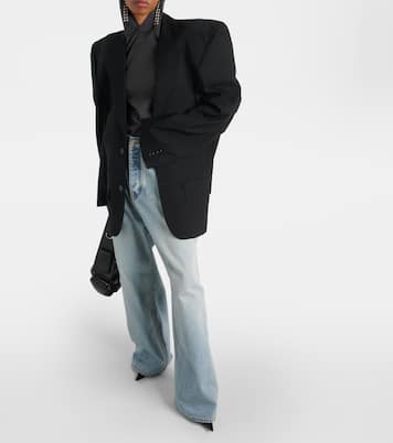 Oversize-Blazer Cut Away aus Wolle | Balenciaga