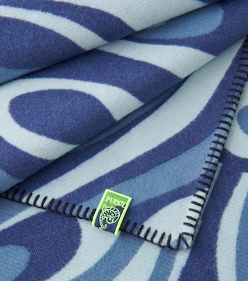 Marmo wool and silk blanket | Pucci