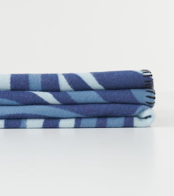 Marmo wool and silk blanket | Pucci