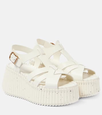 Sandali Nama 80 in pelle con zeppa | Chloé