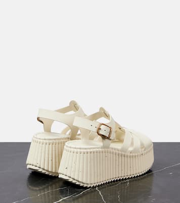 Sandali Nama 80 in pelle con zeppa | Chloé