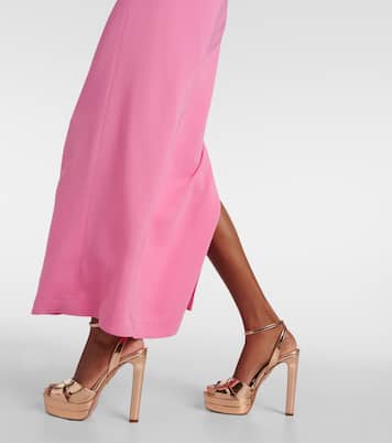 Sandali Divine in pelle con platform | Aquazzura